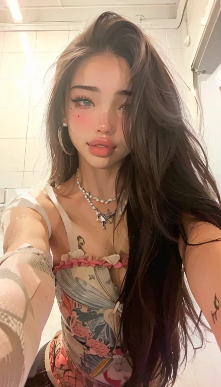 Scratched woman with a cigarette in her mouth and a white t-shirt., soft devil queen cerveza madison, cerveza madison, she parece una mezcla de mugre, :: cerveza madison, bella poarch, cerveza madison girl portrait, cerveza madison as leeloo, parece una mezcla de mugre, Dua Lipa, violeta myers, modelo de instagram, parece una mezcla de mugre
