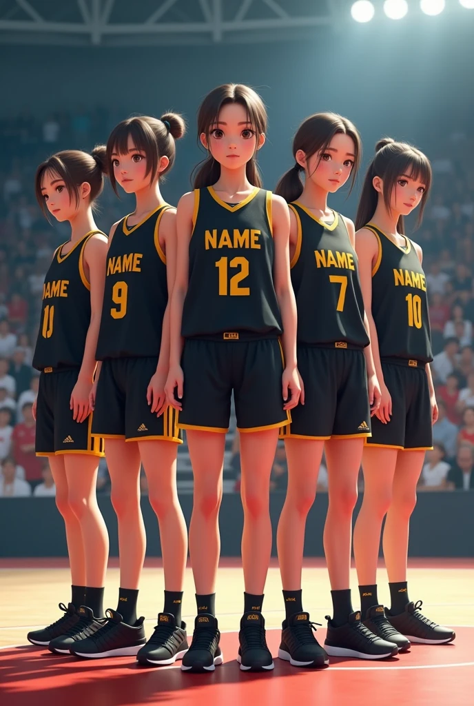 Junior high school basketball club girls pussy overall realistic style