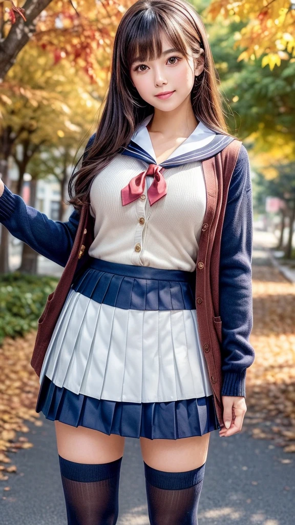 ((highest quality、8k、masterpiece:1.3)),((((cowboy shot)))),Ultra-high resolution,big eyes,Japanese,bangs,(a girl),(1 girl),((20 years old)),((facing at viewer)),(long hair),(((black sailor uniform))),grin,((sitting on chair)),(pleated mini skirt),(((pussy))),((pubic hair)),((skirt lift)),((short crew socks))