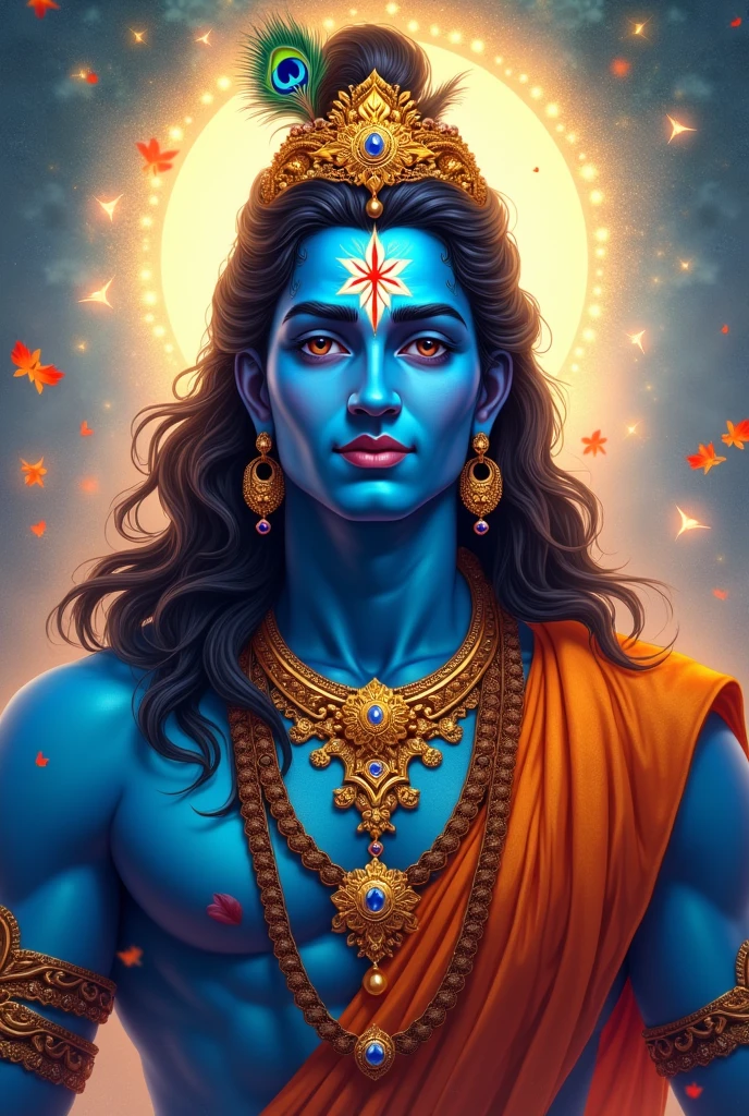 Create a profile picture there should me my Instagram page name mentioned as "Ecosmos Saga" the profile image should be of Hindu God Shiva, Profile picture should be attractive 