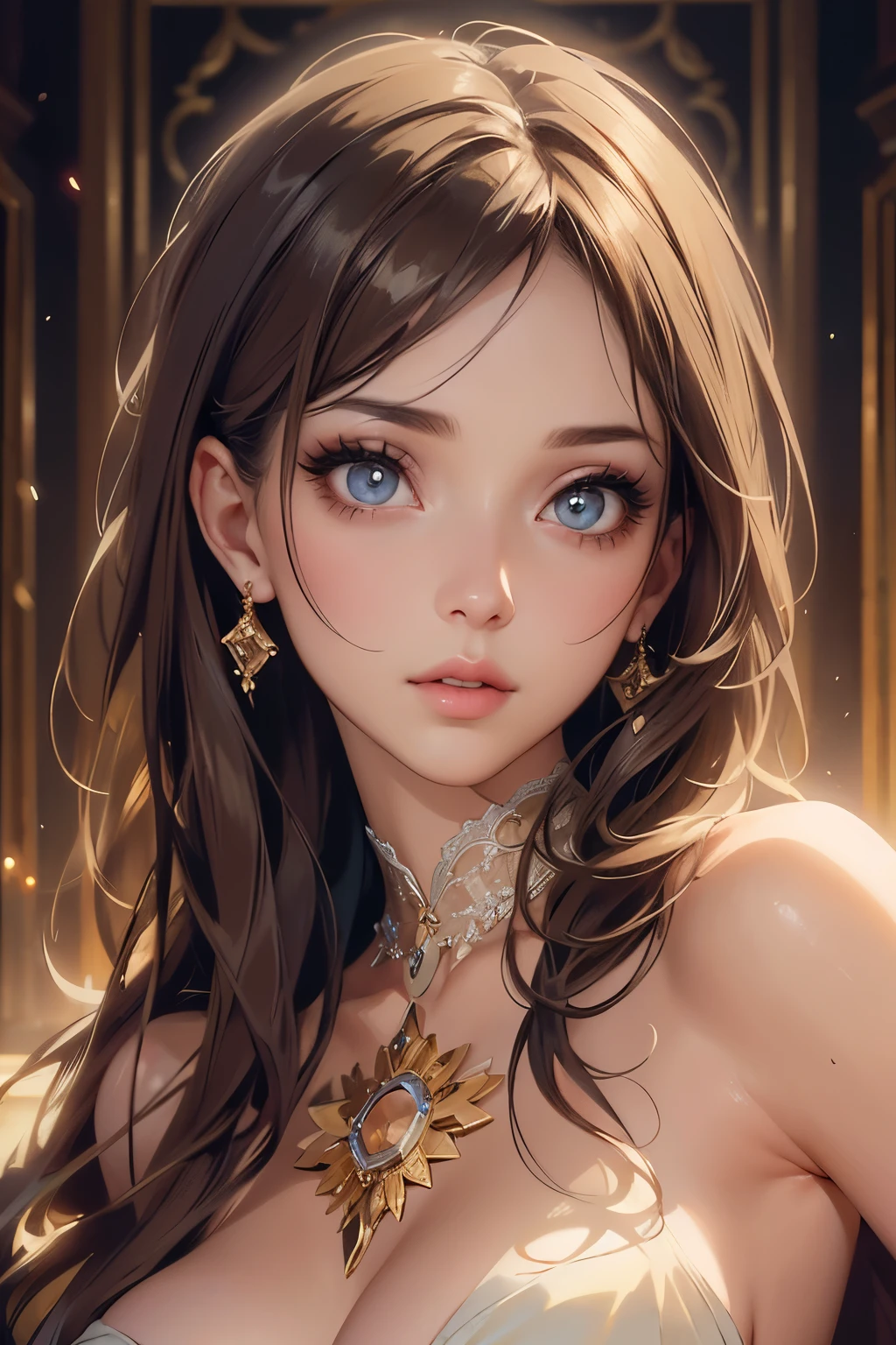 nsfw,Naked Girls,Color photography,16K ((Selfie)), Face close-up,Top view,Random Background, kiss, The chin is raised as high as possible,Mouth wide open,beautiful, Medium chest, Nipples,Areola,A look of contempt, I am holding back my anger((Very detailed)), (Perfectly detailed face), (Detailed and well-drawn hand), (Detailed and well-drawn hand), (Detailed and well-drawn hand), (Detailed and well-drawn hand), (Detailed and well-drawn hand) Photorealistic images.