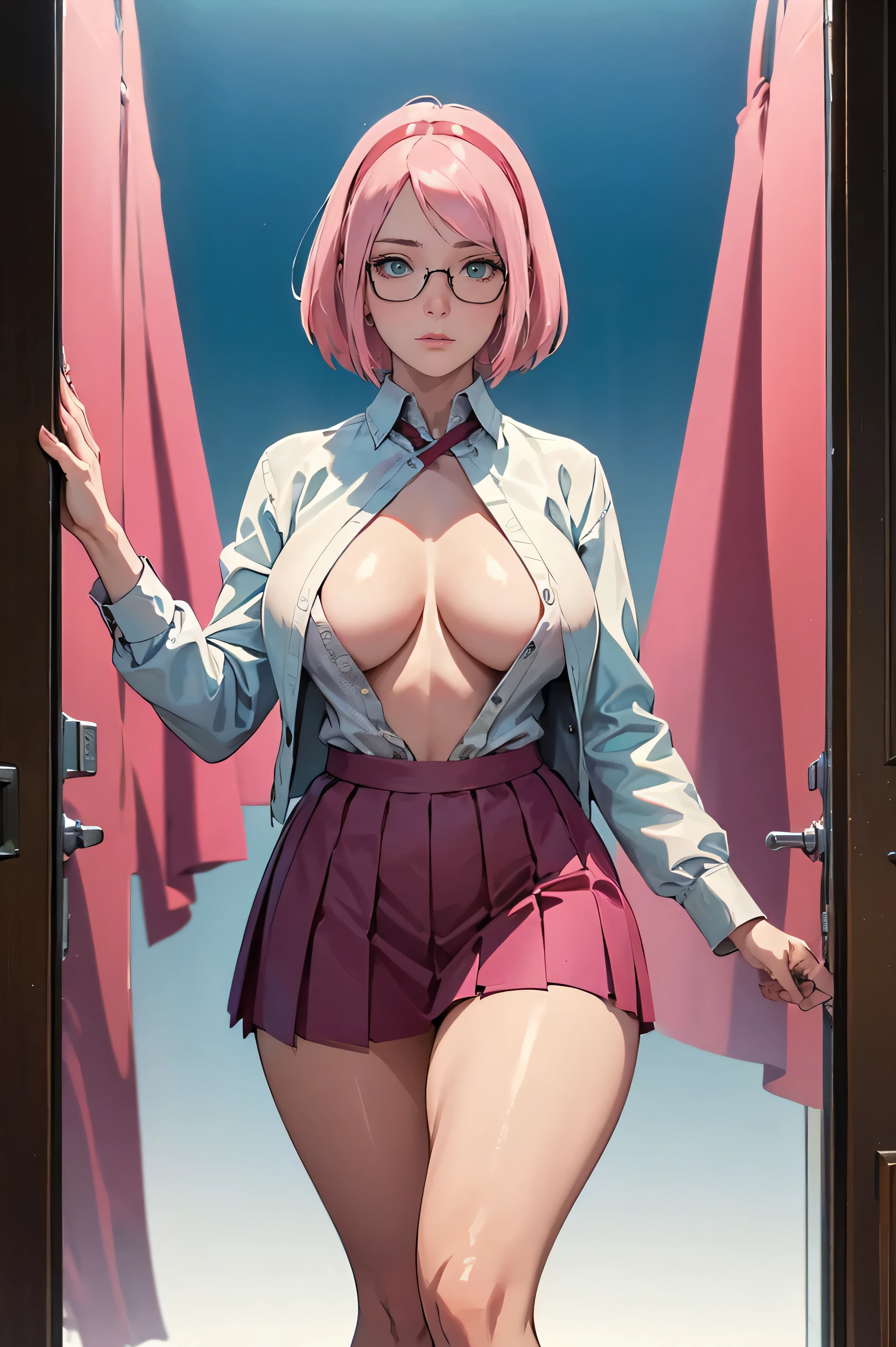 bot
Upscaling
16:52:49
1 Girls,elvish、Brown skin、独奏、high-level image quality、8K,wears glasses,kind personality、Pink 、toppless、Fluffy breast、Exposed breasts、Wet and drenched、inside in room、dress room,natta,full of sweat,Thin pubic hair,fullnude,M-shaped legs,End seat,seductiv