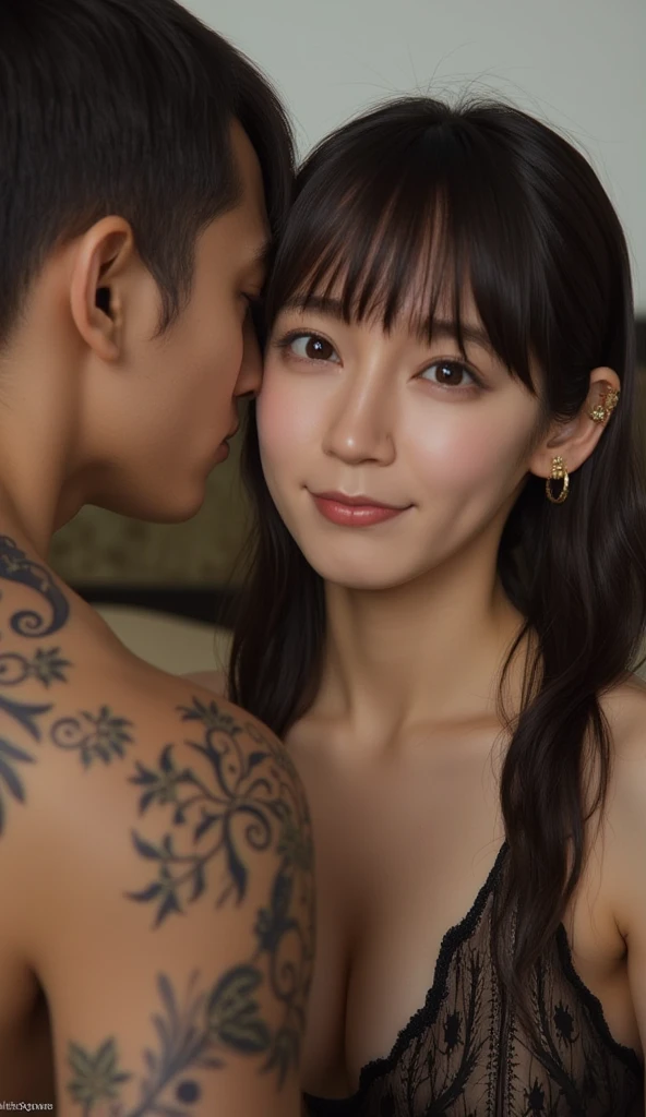 Couple having sex several times