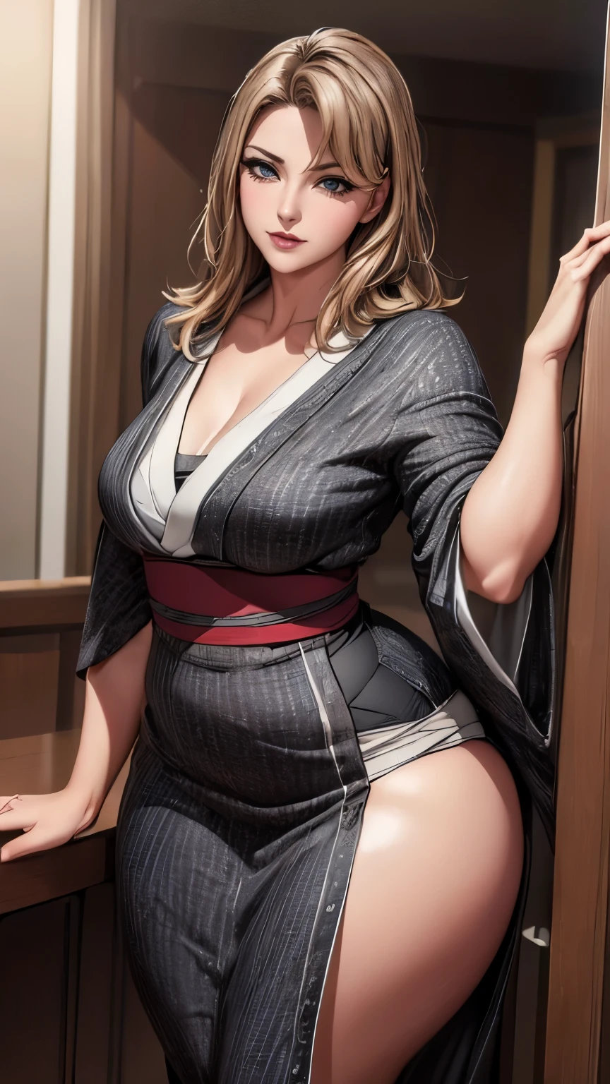 ( Middle-aged women:1.5),(50 years:1.8),(Curvy:1.8),(:1.8), school uniform,(Random Location),( random sexy pose),( random hairstyle ),( cinematic scene , Max Image,  Hyperrealism Portrait, (8k),  super real , 最 High Quality ,  High Quality ,  is high definition,  High Quality なテクスチャ,  high details,  beautiful details ,  fine details in a black kimono,  Highly Detailed CG,  detailed texture,  realistic expression of face ,   masterpieces during breakfast , before, dynamic, )