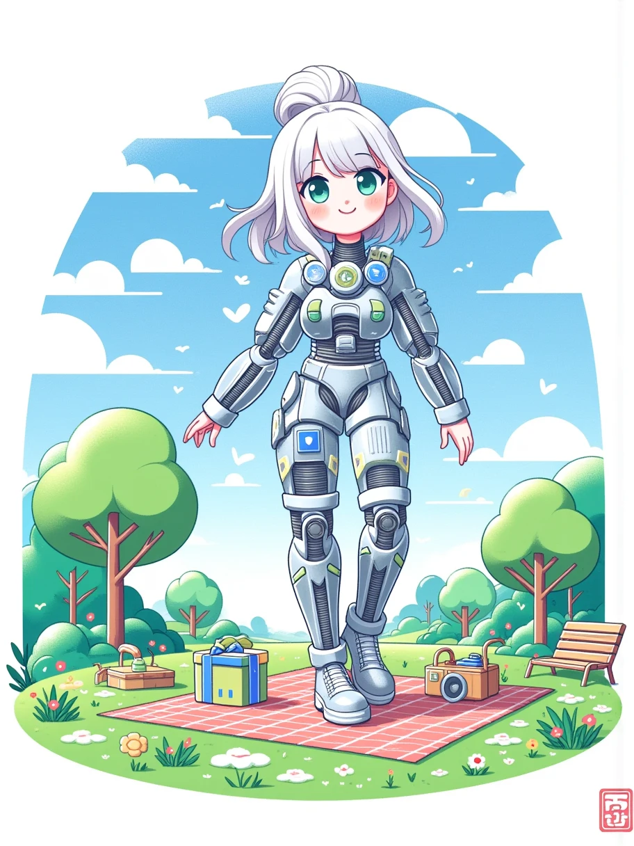 Japanese Anime，illustration，poster，1girl, Woman's face ， white hair，The body is mechanical ， color transparent machine，Transparent structure，Complex architecture ，future感，Science Fiction， Soft color scheme ，Low saturation，Girlish feeling，future感，Hayao Miyazaki，Ghibli, future，Half Body， Ultra HD， Crazy Details ，Extreme lighting，Celluloid
