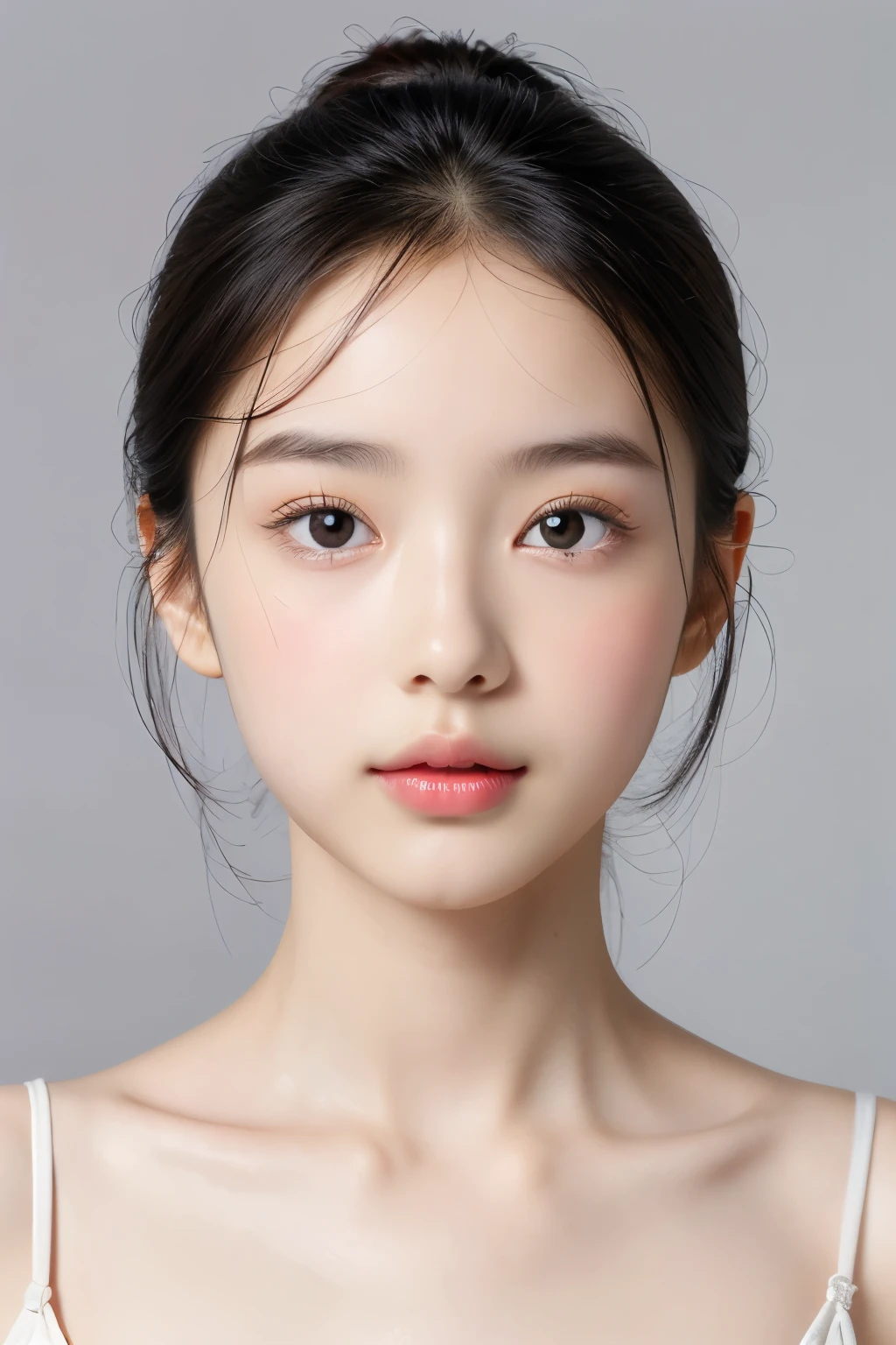 (Details of the face、best qualtiy:1.2)，Lovely woman，Single Eyelids，Large nose bridge，large nose，pointy nose，tall nose bridge，Fracture of the nasal bridge，Danfeng Eyes，Single Eyelids，Thin lips，Close your lips，Cute little mouth，Thin lips，High nose，roman nose，pointy nose，Wide nose wings，Single Eyelids，with fair skin，The facial features are exquisite and perfect，kawaii，Single Eyelids，Delicate and delicate eyes，number art，Amazing little eyes，Delicate thin eyebrows，orthofacial，Frontal makeup，The corners of the mouth are thin，The corners of the mouth are raised，Goose egg face，Exquisite and beautiful，petty eyes，Danfeng Eyes，Elongated eyes，Cute little mouth