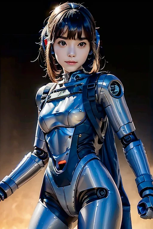 (masterpeace:1.4), ((super real photography: 1.5)), ((photo realistic: 1.3)), (real photo), (HDR, Hyperrealism, Cinematic, Detailed content, Very detailed, Ultra-realistic in every detail, Live Photowhole body),
BREAK
A Japanese girl, ((A young girl robot: 1.5)), 
BREAK
((real skin)), ((beautiful face: 1.5)), ((Super cute: 1.5)), ((well-balanced face)), devil eyes, longeyelashes, stunning big eyes, luscious glossy lips, red hair, ((blunt bangs)), double bun,
BREAK
(small slender body: 1.3), petite bust,
BREAK
((big wing)), (jet pack unit: 1.5), High-Mechanic body, camouflage pattern, octane rendering, Super Detailed machine, a thousand of cables, 
BREAK
A bold and aggressive pose, cowboy shot, ((wide shot: 1.3)), cinema quality, professional photograph, (real movie scene: 1.5), (Bright Light: 1.2), wide lens, (fujifilm 35mm), (film photo), RAW, Excessive Embellishment, UHD, 
BREAK
anatomically correct, textured skin, best quality, 8k