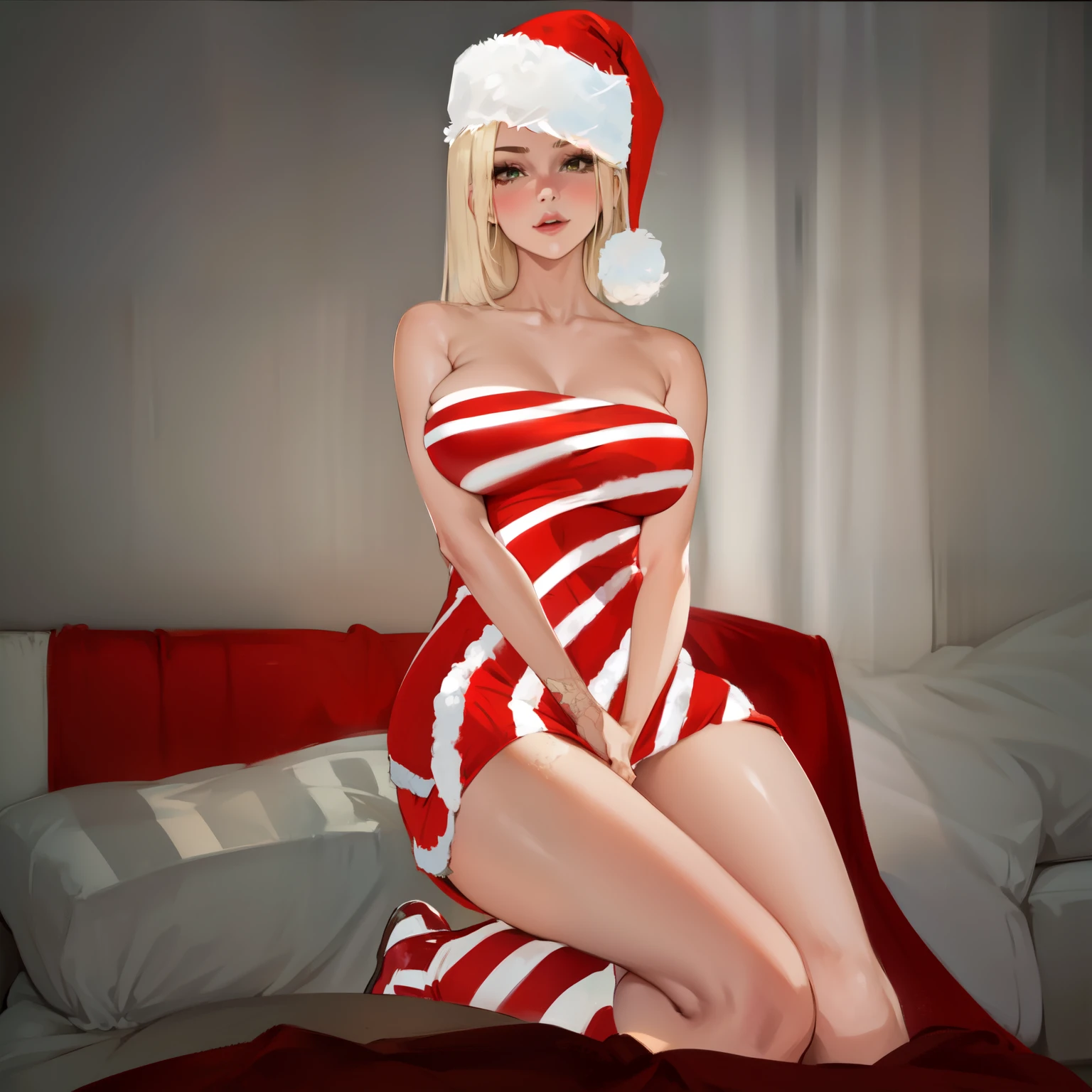 realistic, 1 women , Per HD, 12k, 1080p, wearing shoes, slim body, rather big body, six pack body, big round breasts, no clothes, beautiful breasts, looking at the camera, sitting on the sofa, transparent and genitals clear, long black hair, face details, person details, body details, clothing details, hair details, body details, body details, breast details, vagina details, clothes, eye details, sweat details, water details, pose (knees bent and feet opened wide) whole body