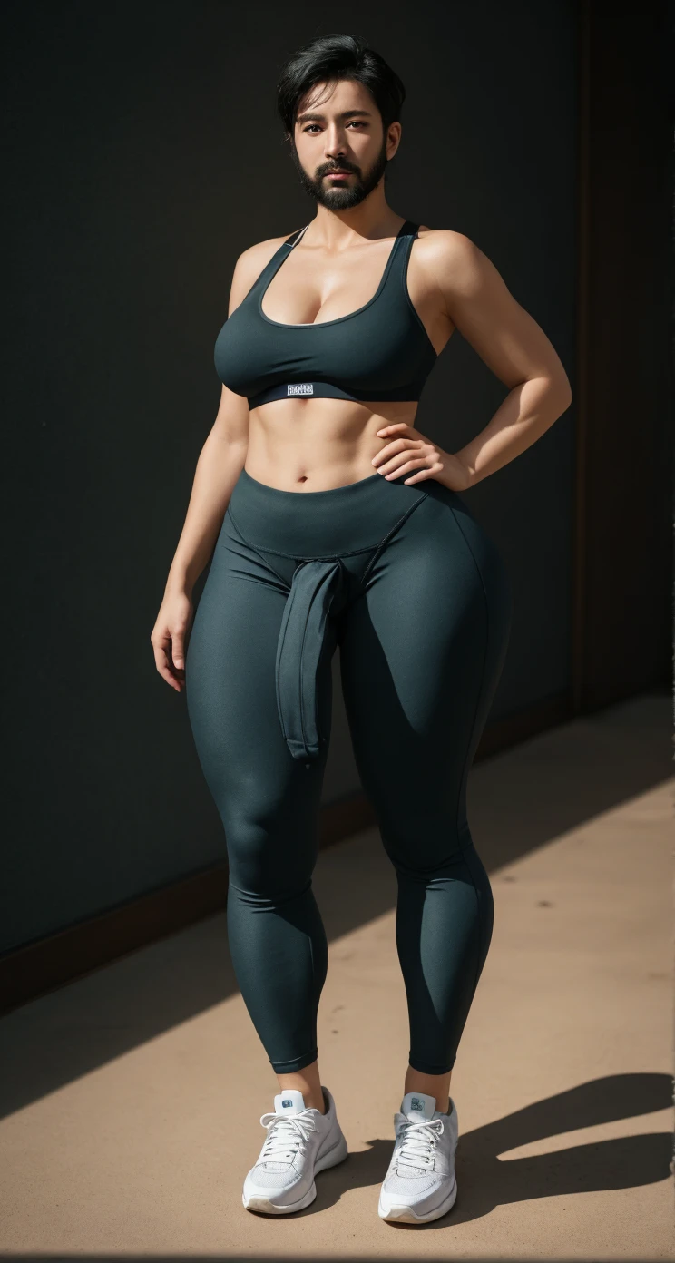 BREAK score_9, score_8_up, score_7_up, score_6_up, realistic, multiple views/angles BREAK mature female, blonde hair, blunt bangs, long ponytail, sidelocks, nose, puffy lips, beautiful eyes, detailed beautiful eyes, (black crop top), covered nipples, hands on own hips, (black sunglasses on head)1.2, highleg thong cameltoe, (green tight yoga pants), (20cm high heeled stilettos)1.2, skindentation, huge natural breasts, (fit body)1.2, (wide hips), looking at viewer, (upset face expression, very angry, concerned look)1.2, solo, tanlines, solo, underboob, (inside crowded public bus background), detailed face, pubic hair, multiple views/angles front view and rear view