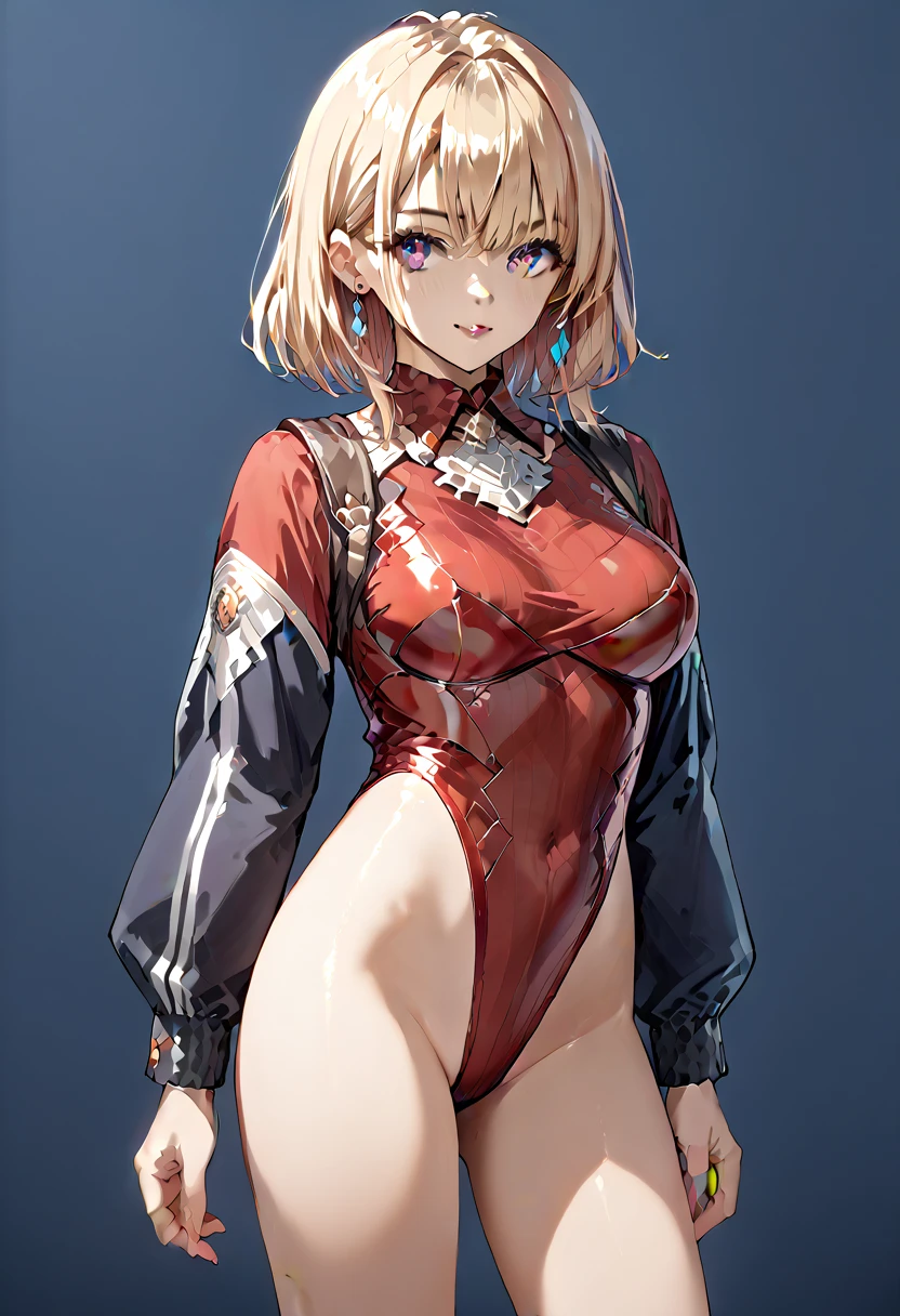 (  Masterpiece ,  top quality), Langrisser、　Shelley,  Captivating Poses,  original character 、 leotard 、　 Another World、　rpg、　high leg armor 、 high leg fantasy suit、Tバック leotard 、 super high leg