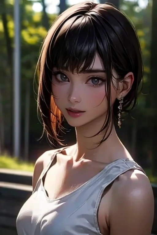 ((  top quality)), (超  high definitionです ), (  very detailed), (  detailed description  ), ((  best CG  )), ( Masterpiece),  Ultra-detailed art , (  top quality, 8k, 32K), (  realistic  :1.2)、( high definition),   very pretty face and eyes  ,  1 female ,   Thin Waist, Delicate body, ( attention to detail,   rich skin details  ), (  top quality, 8k, Oil paints:1.2),   bright color、 beautiful woman 、 detailed face  、(( random hairstyle :1.2)), (( Gravure Shooting :1.6,  daytime shooting :1.8, Outdoor)), (((Bright natural light:1.4))),