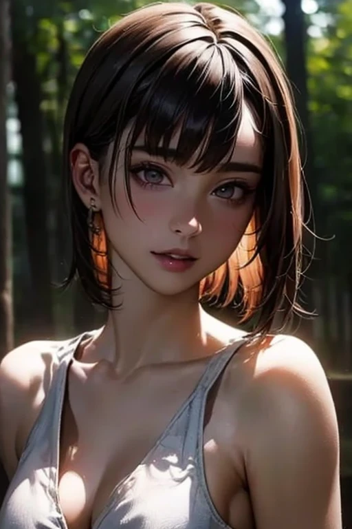 ((  top quality)), (超  high definitionです ), (  very detailed), (  detailed description  ), ((  best CG  )), ( Masterpiece),  Ultra-detailed art , (  top quality, 8k, 32K), (  realistic  :1.2)、( high definition),   very pretty face and eyes  ,  1 female ,   Thin Waist, Delicate body, ( attention to detail,   rich skin details  ), (  top quality, 8k, Oil paints:1.2),   bright color、 beautiful woman 、 detailed face  、(( random hairstyle :1.2)), (( Gravure Shooting :1.6,  daytime shooting :1.8, Outdoor)), (((Bright natural light:1.4))),