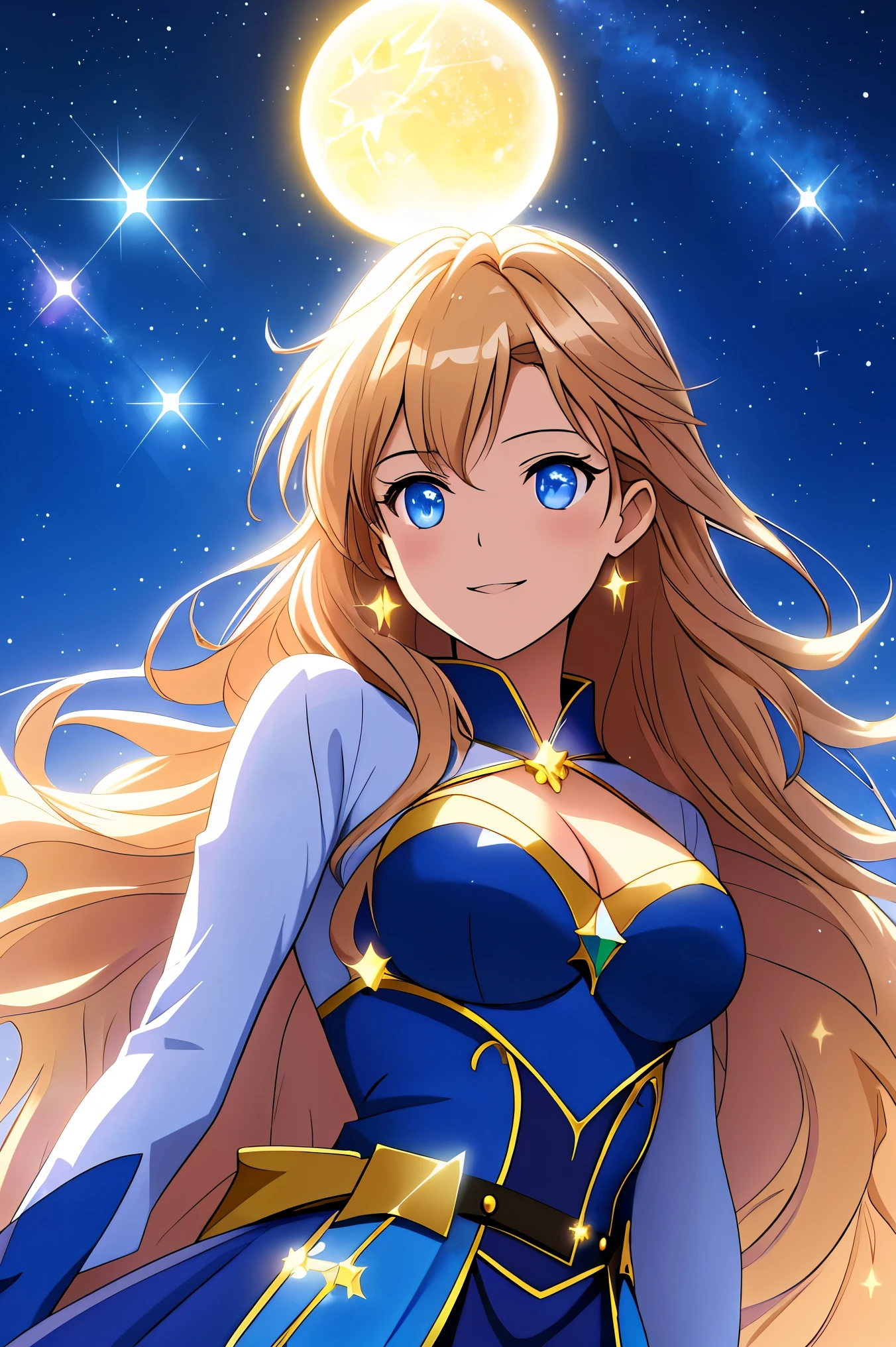 Fantastic starry sky,  Magical Girl waving a magic wand , Starry Castle , Mystery,  fairy tale, ( top quality, 8k,  high definition ,  high image quality,  Masterpiece),  Ultra Details, A magical night,  Dreamy Charm , Celestial Beauty ,  Wonder and Magic , Mysterious castle,  Fairy Tales in Reality ,  Radiant Elegance ,  Whimsical Charm ,  Magical Aura , Twinkling Stars, Guardian of the Light,  fantasy world, Night Wizard,  Fascinating Adventures ,  Legendary Tales ,  backgrounds, 