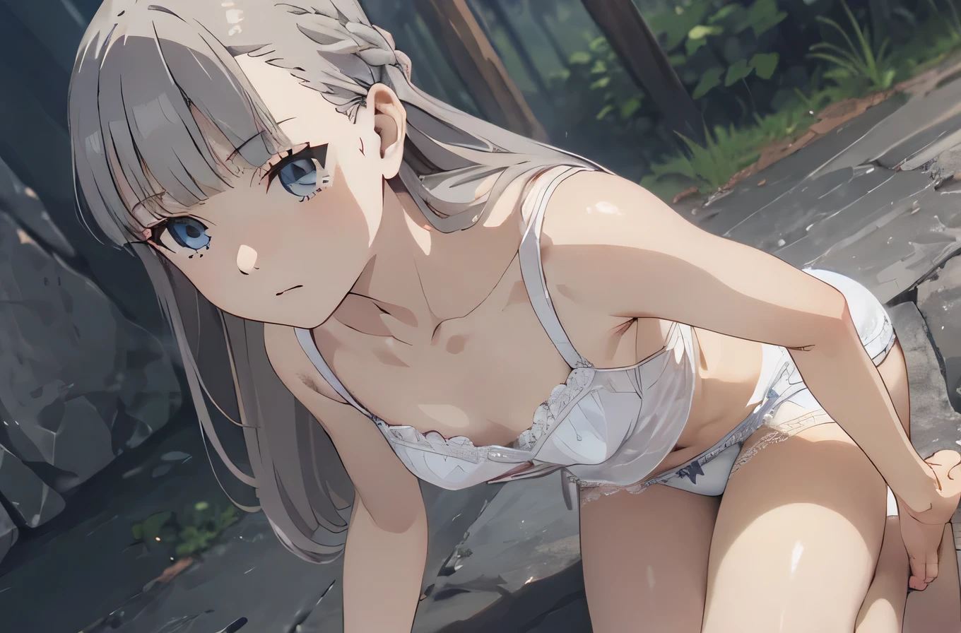 Dressed,kneel, upskirt ,(((realistic white lace panties ))), Lawine,Alone,  Sousou no Frieren ,Anime_ style ,  ,  Masterpiece  ,8k unity wallpaper,Anime key visual, top quality,  high definition ,  unity 8k , (shape:0.8),  very detailed faces , extremely detailed eyes,growing eyes , shiny skin, fine skin, white skin,Dark Skin, detailed hair,  legs with attention to detail ,  perfect lighting  ,  CG in detail, (  perfect hands ,  perfect anatomy ), high definition ,(Detailed wear ),Thin limbs, delicate curves, Graceful Hands,shape:0.8,