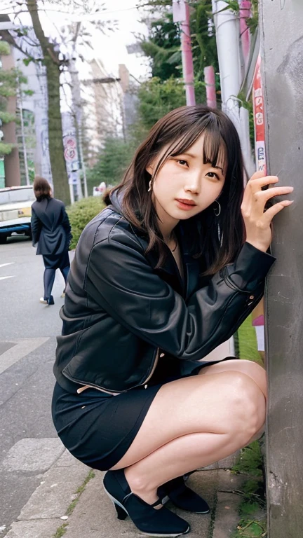 company,Night view,room,desk,computer,monitor,allfours:1.5,masterpiece,quality,High resolution,高quality,Realistic,Brown Hair,blunt bangs,business suit,Pencil Skirt,Black jacket,White collared shirt,whole body,Ahegao,Drooling:2.0,Sweat:2.0,High heels,Male hand,Blue remote controller