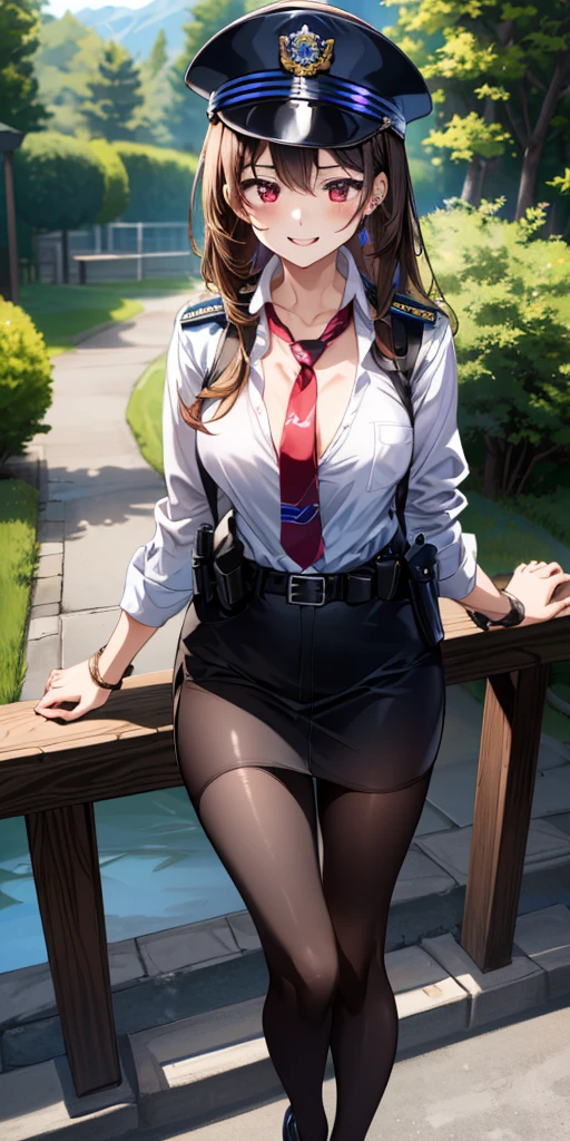 Meisterwerk), high resolution, (Extrem detailliert), fotorealistisch, 女の子1人, (((sehr langes, lockiges, kirschrotes Haar, seductive bright red eyes, largeeyes, Augen, niedliches Gesicht, kleines Gesicht, Scharfes Gesicht, gorgeous eyes, Blutjung, big legs, dicke Beine:1.7, wahnsinnig schmale Taille:1.3, medium boobs:1.3, flush, (Extrem sexy, sexy, sexy, sexy, sexy, sexy)))), ((Glatte Haut, Weiche Haut, Pralle Haut, students uniform, leotard, bare legs, belt, nervous, highleg, belt around hips, studying, writing a test, looking elselsewhere))