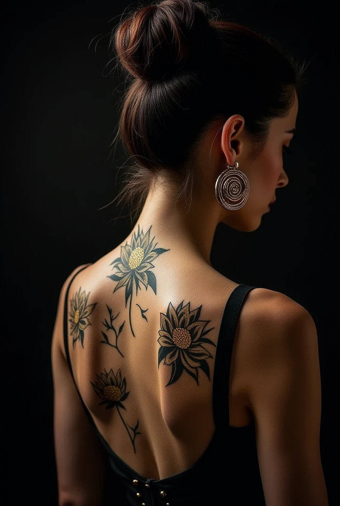 estudio de tatuagem em uma floresta