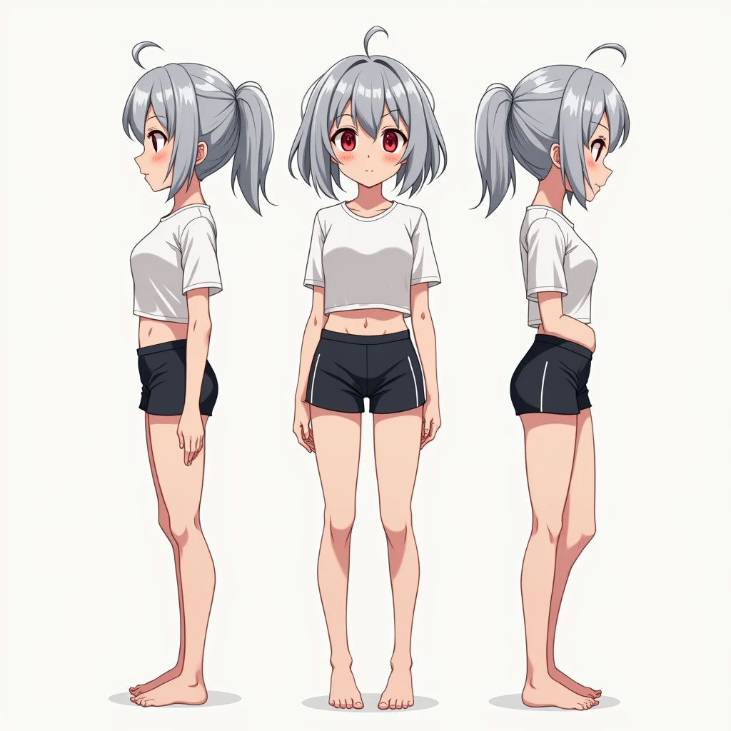 Short skirt girl