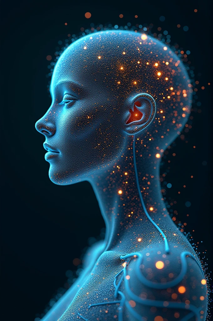 Ear rings on artificial intelligence model