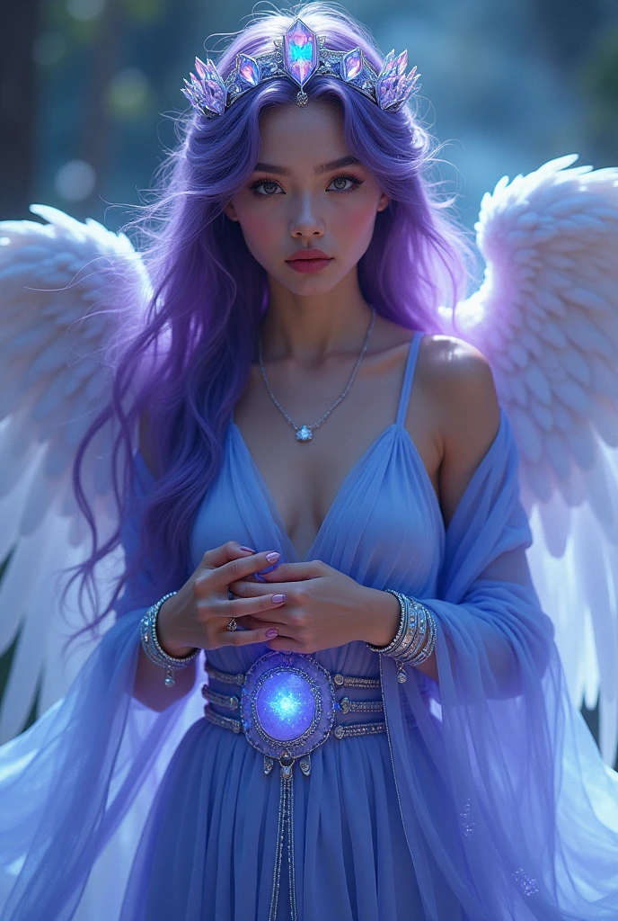 Imagem maior com cores azul,roxo e dourado
