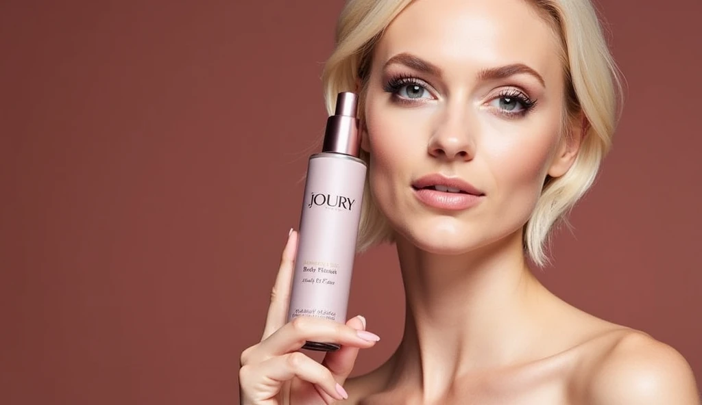 A women holding a beauty cream and beauty cream should not haveany label on it , 4k, masterpiece, best quality