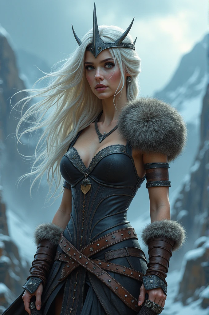 Realistic and highly detailed RAW digital photography in very high quality 4K, un portrait de Margot Robbie, who has lived with wolves all his life, Maintenant, lead them into battle. Torn clothes exhibiting (:1.4) corps, armored rockets, barrages, Coiled horns, Gros seins, seins nue, shaved, tout le corp, ((neige et sang)), ((tatouages de loup)), epic, hyperréaliste, hyperréalisme, 8K, cinema lighting, Greg Rutkowski, Ouah, (F1.8 bokeh à mise au point courte)