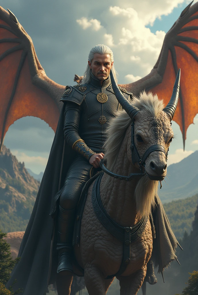 Griffith with Dragon
