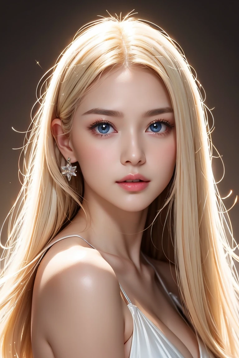 (topless:1.7), (((Upper Body Shot))), Racing Suits、Beautiful white and shining skin、Blonde hair that changes color depending on the light、Long bangs between the eyes obstruct vision、Shiny highlights on the cheeks、Sexy and very beautiful、Cute and gorgeous face、The most beautiful face in the world、Super long gorgeous blonde hair、Smooth and straight hair、Big Breasts, Huge, bright, bright青い目、Beautiful Bangs、Beautiful cute girl at 12 years old.Small Face Beauty、Cheek gloss highlighter