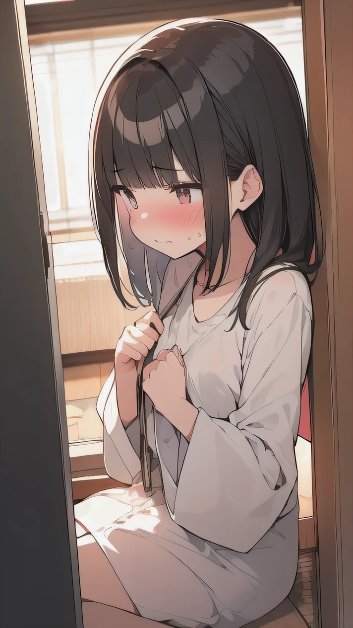 top-quality、in 8K,{posterior view,Get down on one knee}{Boy 1}{girl1}{2guys}Full limbs、complete fingers,{10yaers old},silber hair,Toilet room,{ Show off the }Sweating,Smaller chest、(((sexual act)))、((Face to put up with)、(((( cum on))))、((((Kamimei)))、