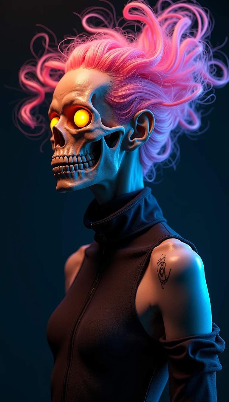 Minimalist vector, skull lgbtqi+ --auto --s2