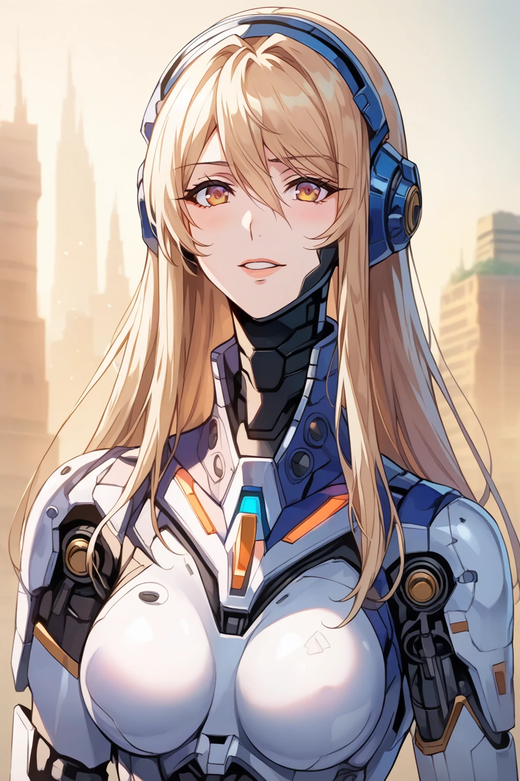 a woman wearing a futuristic costume ,  futuristic helmet and a futuristic sword, trending on cgstation,  trends in cgstation , Portrait of Knights of the Zodiac girl , cute cyborg girl, perfect android girl, portrait anime space cadet girl, beautiful cyborg girl, Girl in Mecha Cyber Armor,  Game CG , cgsociety e fenghua zhong,  beautiful cyborg priestess 