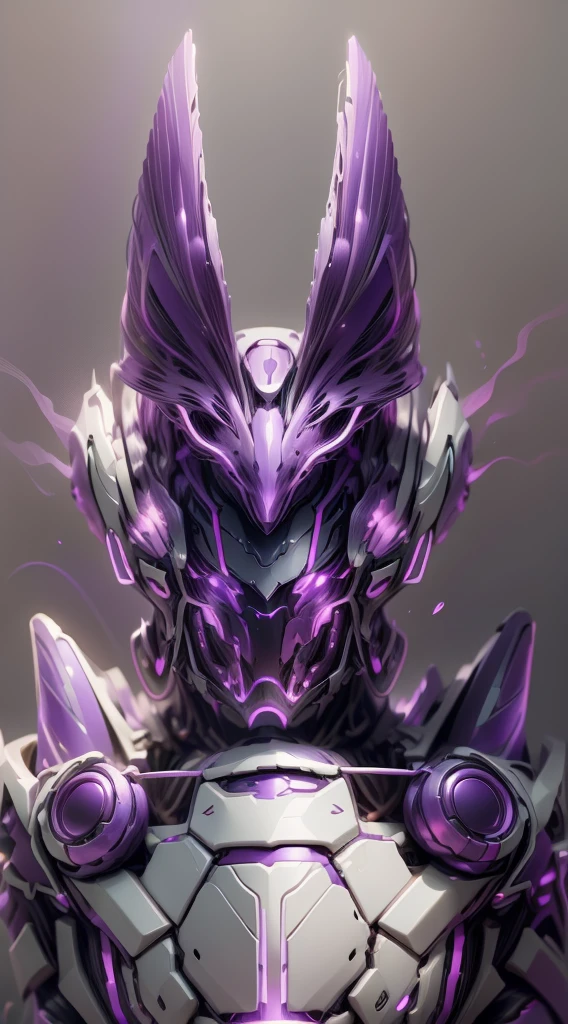  Keep original image，        No change ，           Most images are purple and white gradients         ，        You can make the image brighter with some purple white gradients   ，   Primary color purple gradient           （              to ensure their layers and armor textures           ）