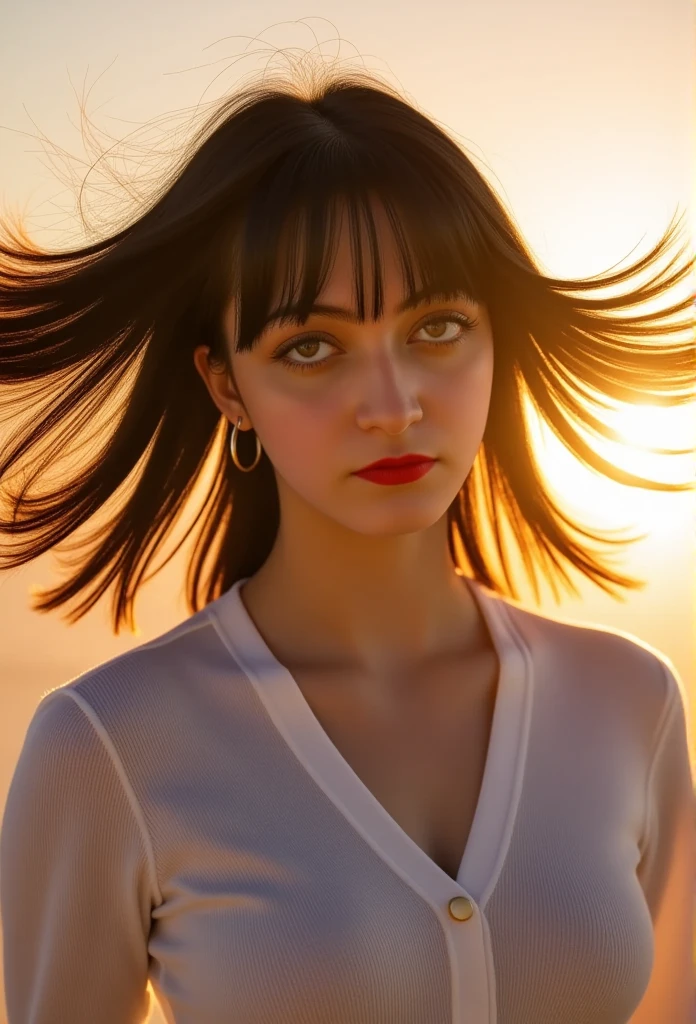 (RAW Photo, Best Quality), (Realistic, Photo Realistic: 1.3), Best Quality, Highly Detailed, Masterpiece, Hyperdetail, Illustration, 1 Girl, Dynamic Angle, World Masterpiece Theater, messy_long_hair, Best Quality, Very Detailed CG Unity 8k Wallpaper, Ink, Amazing, Cinematic Lighting, lens_flare, Full Body Image: 1.2, dunhuang_style, Flying: 1.2