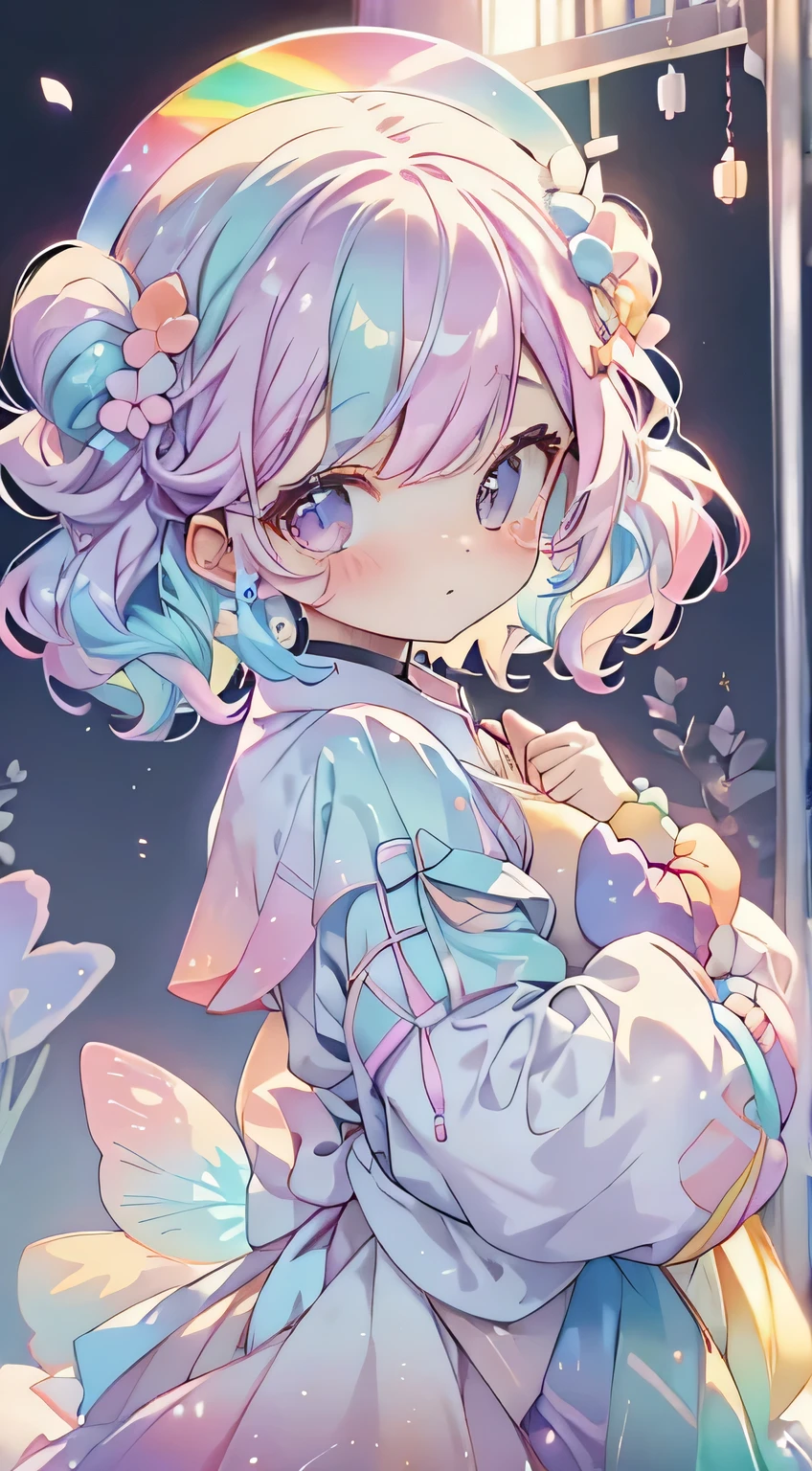  iridescent pastel colors