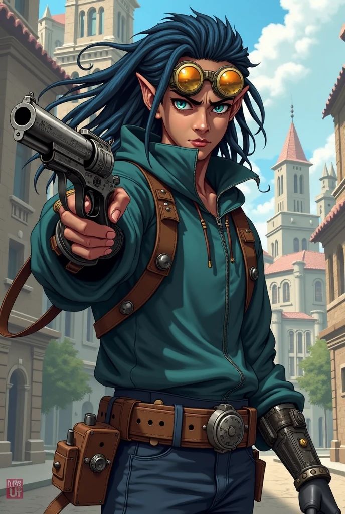 <lora:bulma_v1:0.75>, dragon ball, blmmid, aqua hair, medium hair, blunt bangs, red hairband, medium breasts, shirt, skirt,
<lora:add_detail:1.00>,
<lora:epiNoiseoffset_v2-pynoise:1.00>,
advntr