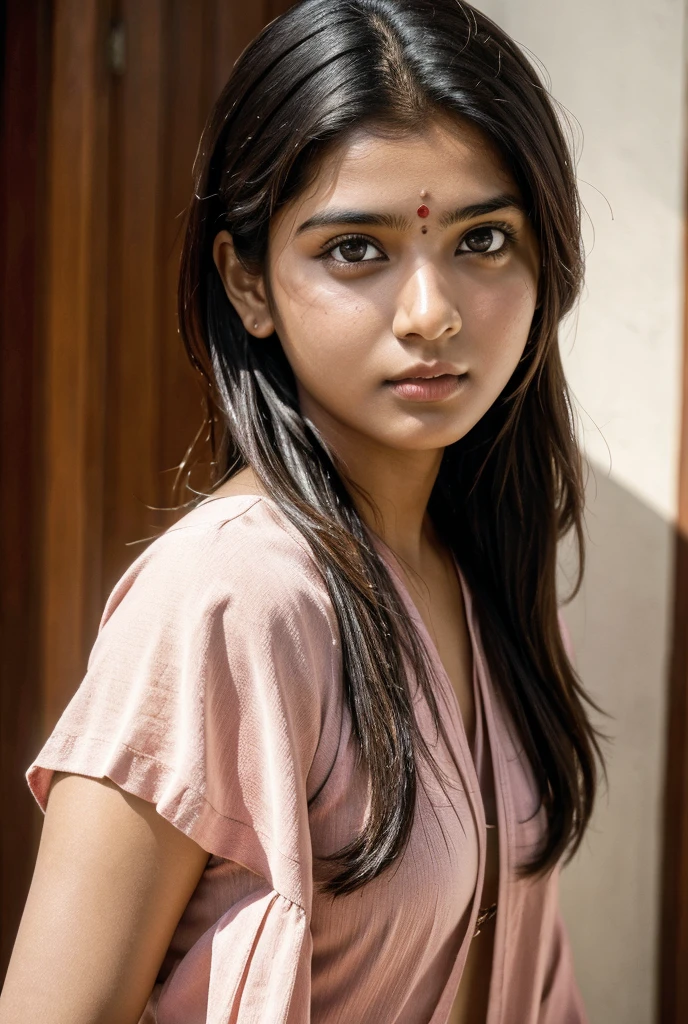 woman,looking at viewer,realistic, indian girl 18 year old 