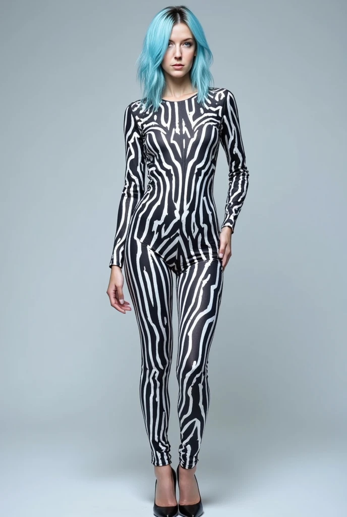 plains zebra lycra turtleneck unitard catsuit and plains zebra lycra hijab for sale forthe most Beautiful Asian Muslimah women