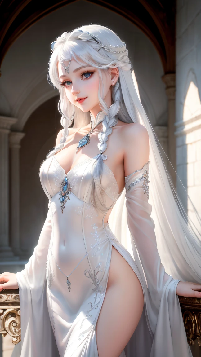 (best quality, masterpiece, colorful, dynamic angle, view from below, highest detailed) upper body photo, (elsa from frozen), nude photography of cute white long hair girl (Stunning mature woman), ((massive gigantic breasts)), undressing high detailed Frozen white suit (high resolution textures), in dynamic pose, bokeh, open pubic area, vagina, (clean pussy), perky nipples, (nude, naked), (intricate details, hyperdetailed:1.15), detailed, sunlight passing through hair, epic ice storm background, (official art, extreme detailed, highest detailed),