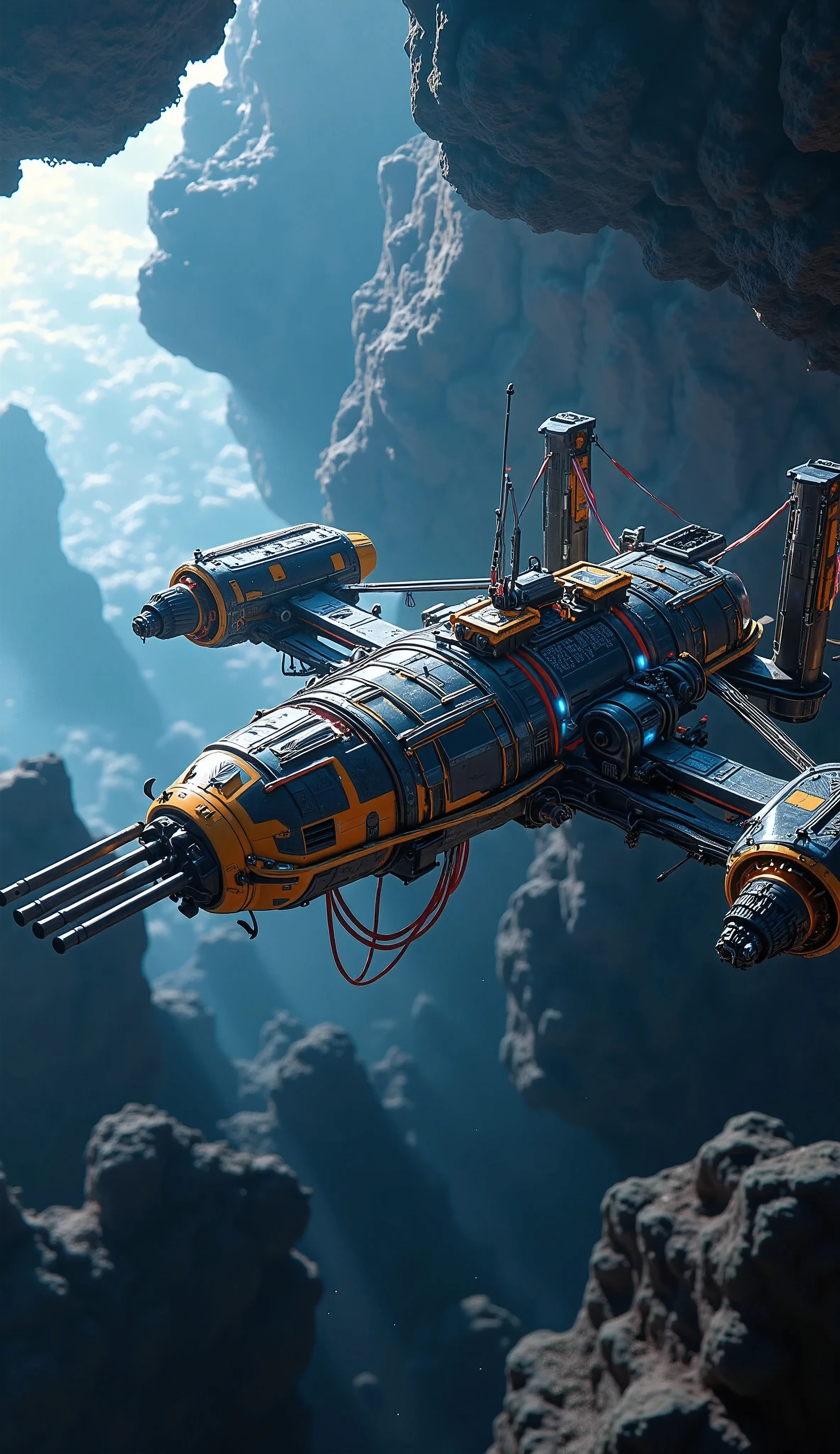 Product image, Extremely precise space station, Crockpunk's precision mechanical structure , Cyberpunk neon graffiti , Futuristic advanced design , It creates one large national city floating in space , It's a space station with a simple, dynamic design without waste, It is powered by invisible cosmic energy , It's an open structure to improve maintainability , Precise gears are built into every part , colorful hoses that supply hydraulic pressure and air pressure are connected , Very cool design , Some parts carved out of solid metal materials shine , Realistic metal texture repels sunlight with specular reflection I will return , Mysterious Space Background , I'm drifting through space and time where I forgot everything and stopped , best quality, masterpiece, highres icon, high details, high details, super detail, UHD, 16k, retina, ROUGH