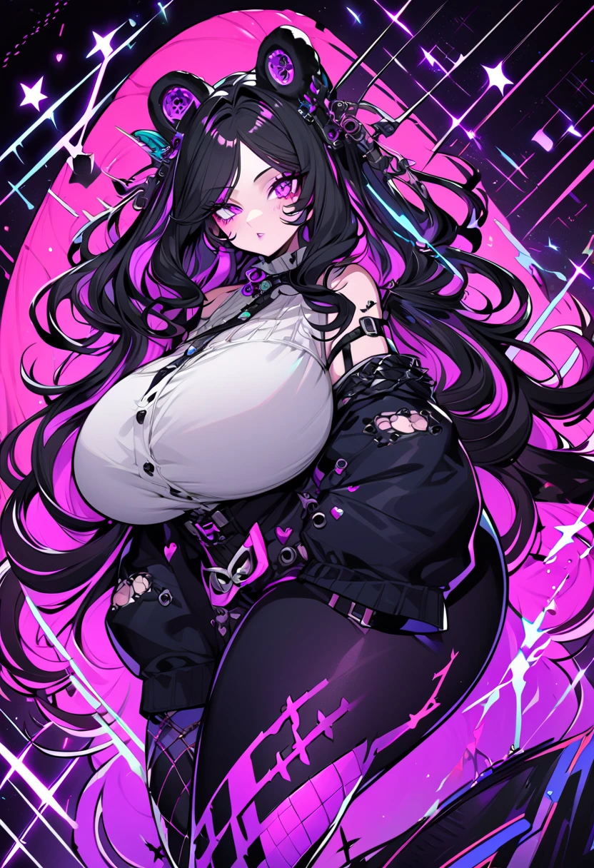   Like an anime milf Naked who makes the delicious new original selfie of a beautiful girl from anime with a GummyPunk Gothic style,  Ideal for an original new Vtuber avatar ,   designed both for 2D with a unique style and a feminine outfit  :    New redesign of the Vtuber avatar that embodies an impressive anime girl with long hair and a unique GummyPunk style  ,   combining gothic elements with vibrant  ,  candy-inspired aesthetic  . Her length ,   jet-black hair is combed in loose waves with neon sparkles ,  big legs like for big buttocks   ,   big breasts ,   Mila  ,   big ass,   busty  , The debt, Slut with   big ass  