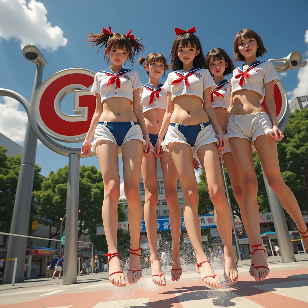 8K full body portrait of young girl、ultra wide lens、skydiving、Falling、Flying、In the sky、Skywalk、Strong wind is blowing、Strangeware、Translucent jacket、There is a red heart-shaped body paint、G-String Panties、Thin cloth、semi transparent、Nipple Top、Camel toe、