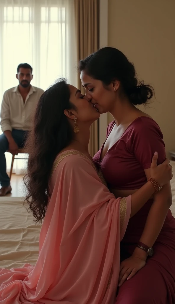 Nude nayanthara ,pussy show,nipple show , spreading legs in bathroom, 40 year old man hugging her from behind pinching nipple