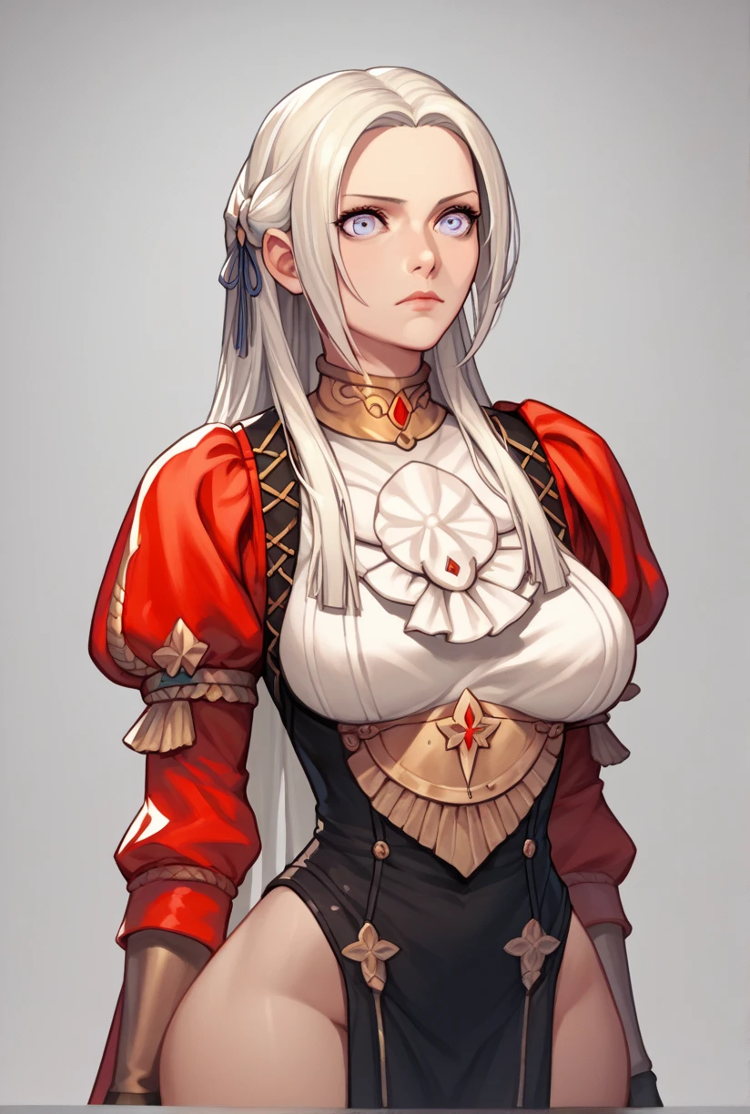 score_9, score_8_up, score_7_up, score_6_up, score_5_up, score_4_up, BREAK
Edelgard Von Hresvelg, 1girl, Alone, hourglass figure, wide hips, large breasts,
