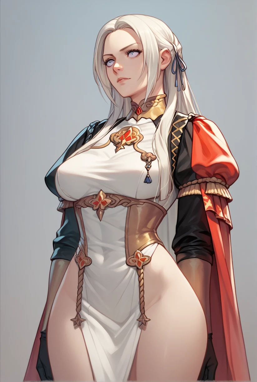 score_9, score_8_up, score_7_up, score_6_up, score_5_up, score_4_up, BREAK
Edelgard Von Hresvelg, 1girl, Alone, hourglass figure, wide hips, large breasts,
