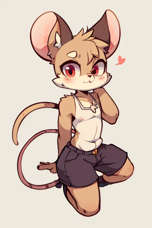 Male furry mouse diives by yeiyei art style 