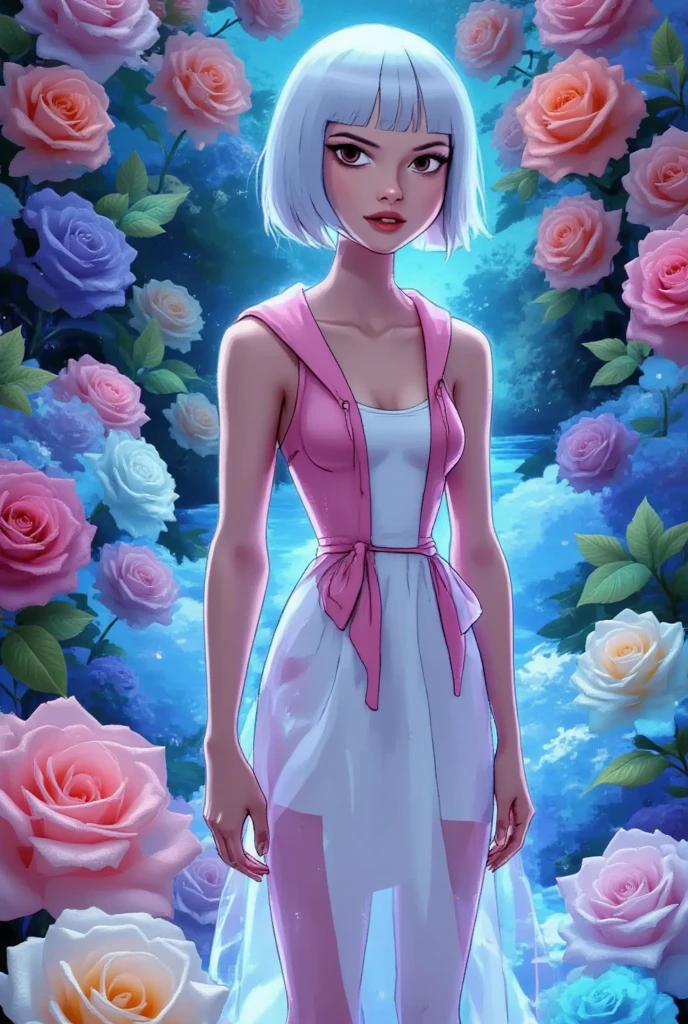 (masterpiece, top quality, best quality), 1girl, beautiful detailed eyes, beautiful detailed lips, extremely detailed face and features, long eyelashes, intricate detailed dress, elegant pose, serene expression, ethereal glowing aura, natural lighting, vibrant colors, rich textures, dreamlike fantasy, digital painting, surreal, whimsical, magical realism