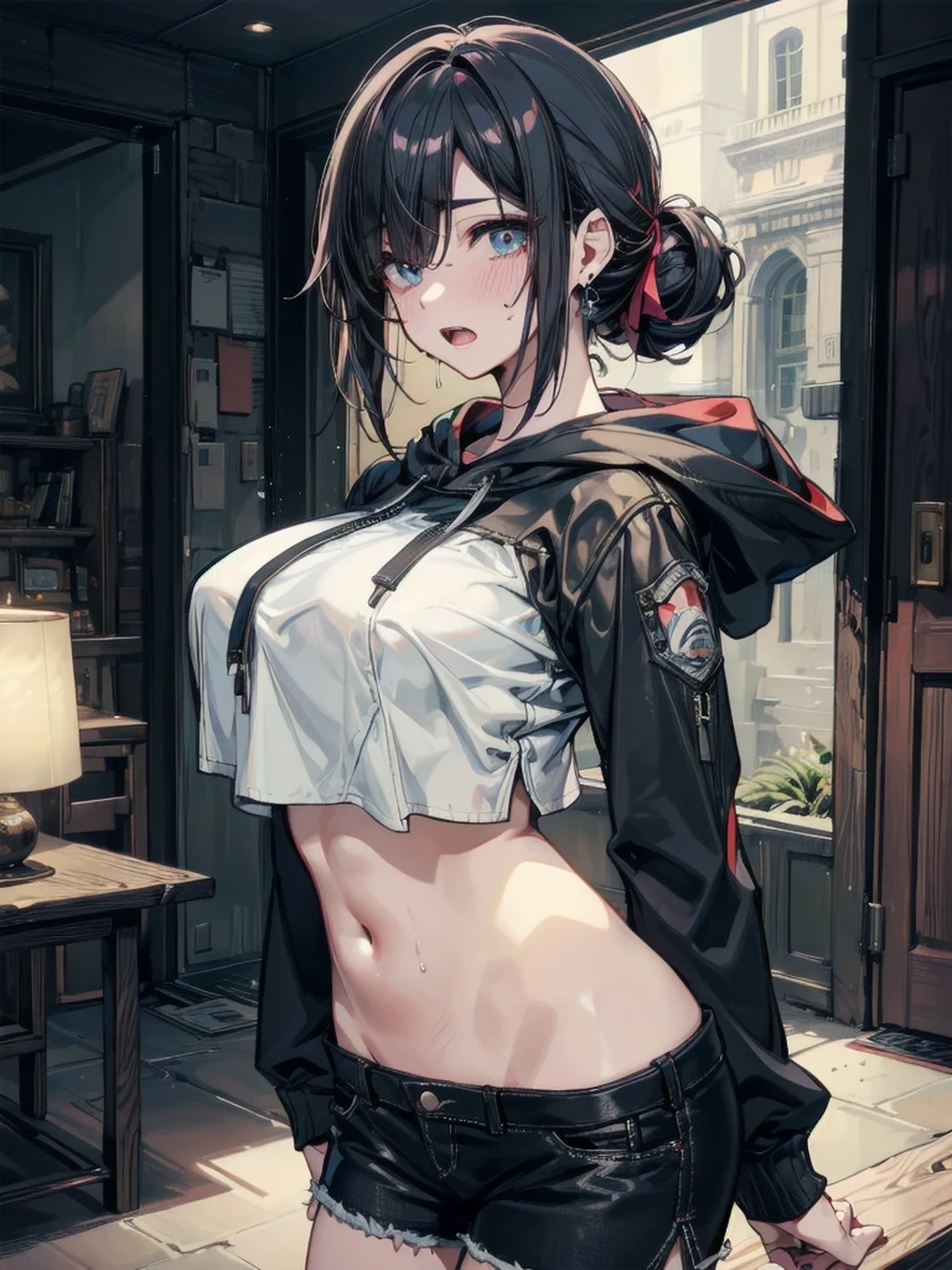 ,(Elaborate and intricate backgrounds:1.2)、 (More moist and oily skin:1.1)、mano(References)5(References)mano、(Highest quality of limbs:1.0)、(Fine-grained and moist body:1.4) (glistning skin:1.2)、 (Photorealsitic:0.9),one girls、独奏、(Hi-Res), (absurderes), (top-quality), (hightquality), Eye of the Heart,embarrassed from,anime styled、motion line、Sparkling eyes、Super burst breasts、Milk that seems to burst、taut breasts、shinny hair、、photorealistic anime、Smooth Anime CG Art,pcchieru,Aho Hair Band Hair Bowster Hair Ornament Eye Star Symbol Eye School Uniform Hooded Coat Pink Bow Plaid Skirt Jewelry,SEX, vaginal, , Close Sex, Covered , , Torogao, Half-closed eyes, Beautiful eyes, hetero, Saliva, motion line, blush, Silly, depth of fields, Shaded face, cum in , Female , Female , Tongue out, bent over, doggystyle, 1girl in, 1boy, Solo Focus, Tears, prone bone, (masutepiece, Best Quality, 8K:1.2) Above the eyes, 1boy, , 1girl in, Full body, (Lori, child, age regression:1.5),completely , (で:1.3), kneeking, Dark , Huge , cum string, cum in mouth, cum on chest, Flat Chest Grab, Ribs, Tan Line Peak, Naughty face, Open mouth, Drooling, saliva trail, flat chest, Small , Navel, partially visible , Venus NSFW rift, masutepiece, Yor, , hetero, Navel, , Dark , hand job, breasts, facials, 3boys, cum on the body, 1girl in, Lori, group SEX, Brown hair, mmf threesome, multiple penises, , threesome, cum in , cum on chest, erection, Medium Hair, masutepiece, multiple boy, Brown eyes, Open mouth, medium breasts, blush, SEX, , vaginal, Straddling, cum in mouth, testicle, cumdrip, cowgirl position, After , girl on top, cum on hair, Double, cum on stomach, Solo Focus, cum string, 鎖骨, , masutepiece, Stomach, projectile cum, cum on tongue, Bukkake, Sweat, Spread legs, thighs thighs thighs thighs, overflow, grab, Indoors, Standing, out of frame, completely , Pinky Out, Juice, Smile,