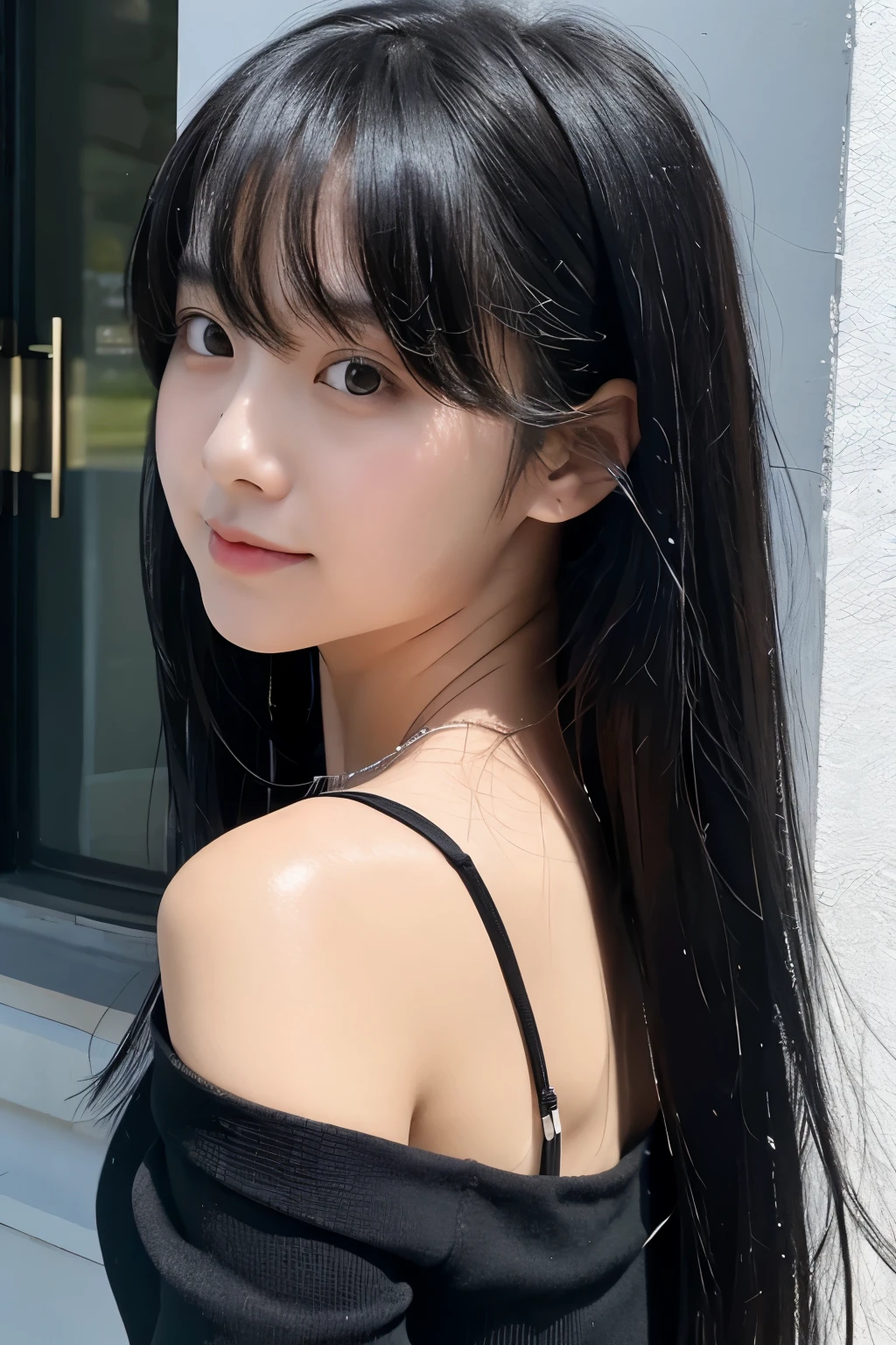 (Best-quality, Masterpiece, Ultra-High-Resolution, (Photorealistic:1.4), Raw Photo, depth of field, professional lighting, perfect anatomy, extremely details), (1girl, 15-years-old, the most famous Japanese idol), (((wearing summer-dress with cute-design))), ((((drunk, intoxicated, inebriated)))), ((((extremely beautiful and extremely realistic skins)))), ((extremely cute face like the most popular Japanese idol)), ((((extremely cute and extremely big black-round-eyes)))), (extremely beautiful black-long-hair), (extremely cute long-eyelashes), (extremely cute lips)
