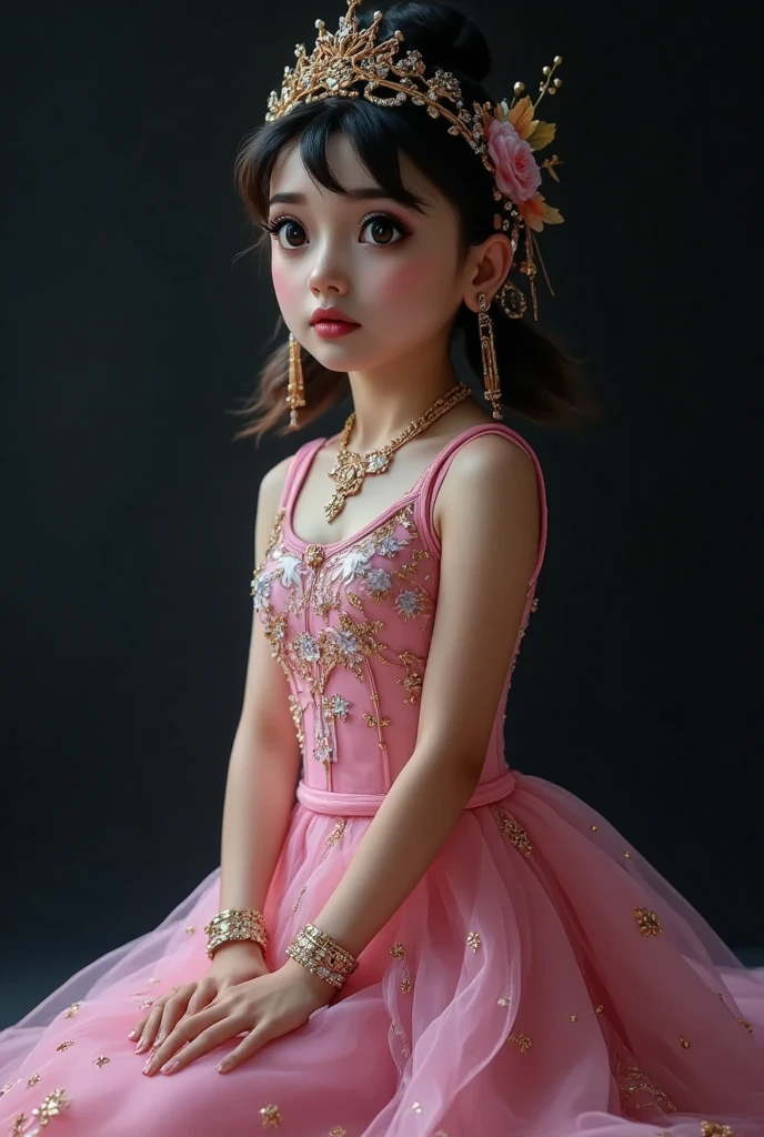 best quality, masterpiece, highres, 1girl,china dress full body,hair ornament,necklace, jewelry,Beautiful face,upon_body, tyndall effect,photorealistic, dark studio, rim lighting, two tone lighting,(high detailed skin:1.2), 8k uhd, dslr, soft lighting, high quality, volumetric lighting, candid, Photograph, high resolution, 4k, 8k, Bokeh