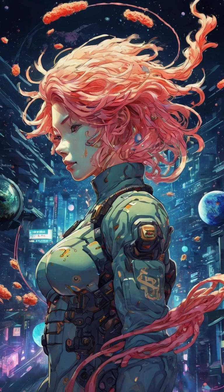 &quot;James Jean Simple&quot; Psychedelic Art，Mask in the air，Chasing medusa in space , anime, anime, anime art, anime, anime comics, anime, anime art, anime, anime, anime, anime, anime, best anime 4k konachan wallpaper, Digital Cyberpunk - Anime Art, digital cyberpunk anime art, cyberpunk anime, anime cyberpunk art, cyberpunk anime art, anime cyberpunk, digital cyberpunk anime!!, metal gear solid anime cyberpunk